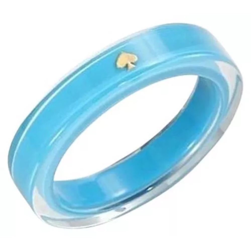 KATE SPADE 12K GOLD PLATED & LUCITE BRACELET